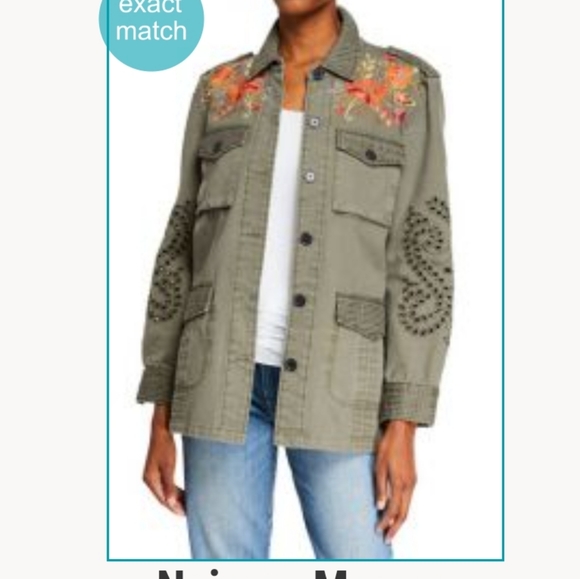 VIOLETTE EYELET MILITARY JACKET🧡🧡 - Picture 15 of 16